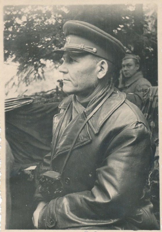 И.С. Конев на командном пункте генерала П.А. Ротмистрова