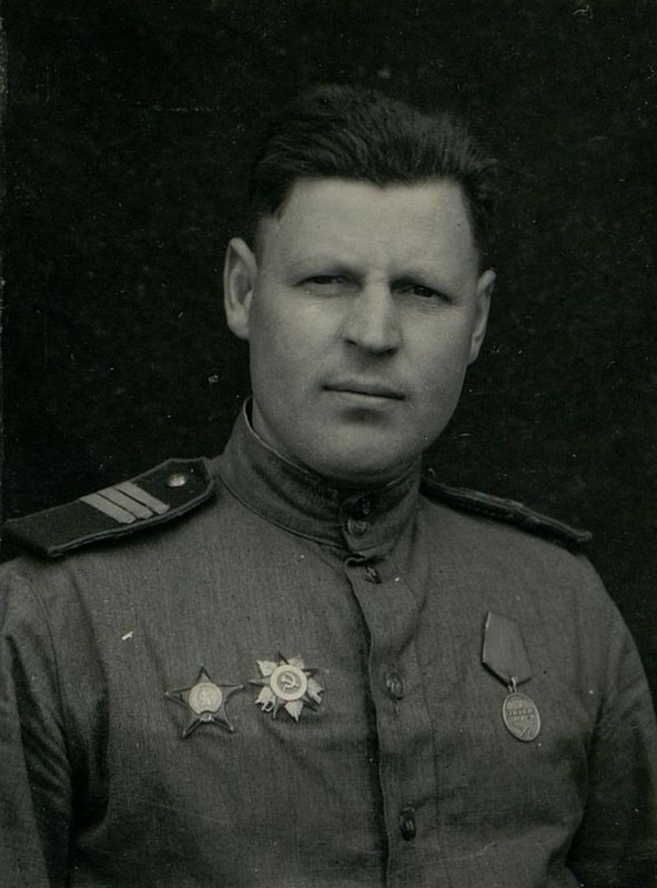 Image: Assistant Commander of the Automobile Platoon Sergeant Boynov