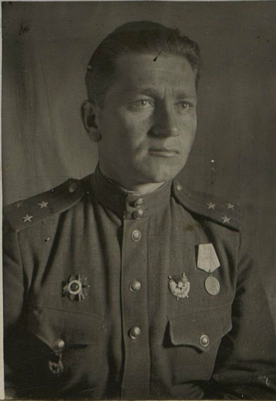 Image: Chief of Staff of the 13th Guards Rifle Division of the Guards Colonel T.V. Belsky