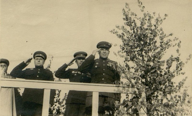 Фотография: На митинге личного состава дивизии, посвященном победе над Германией