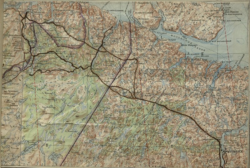 Image: Characteristics of the terrain and defense of the enemy in the Murmansk direction