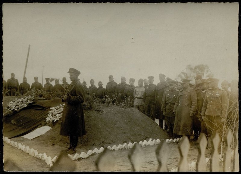 Original image: Photos of monuments on mass graves