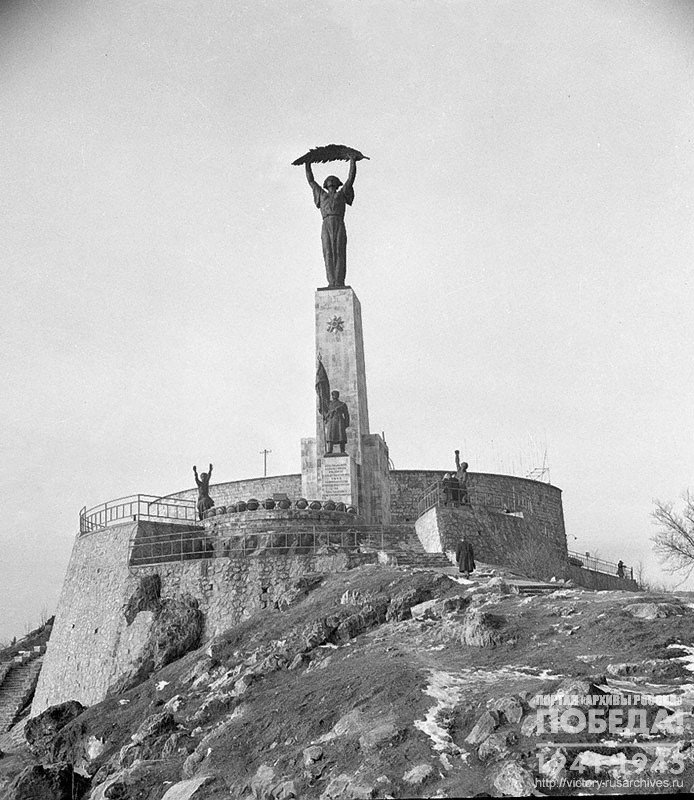 Monument to the Soviet warriors-liberators on Gellert mountain in Budapest