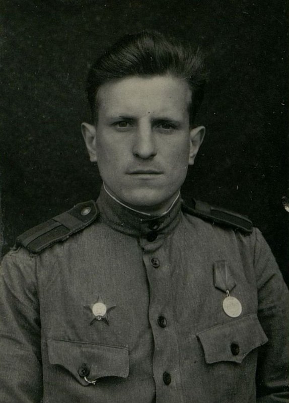 Image: Sergeant Tratsevsky commander of the special platoon
