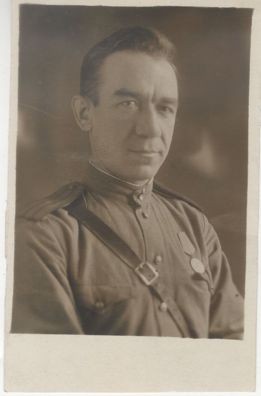 "F.P. Filin - Major of Active Army, Leningrad Front"