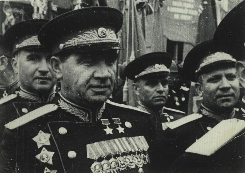 At the Victory Parade