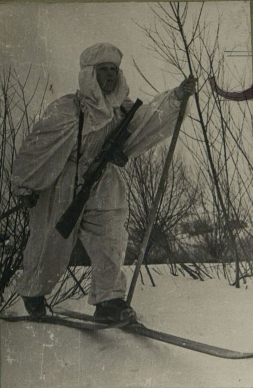 Image: Hero-scout Komsomolets Kovalenko who repeatedly went behind enemy lines