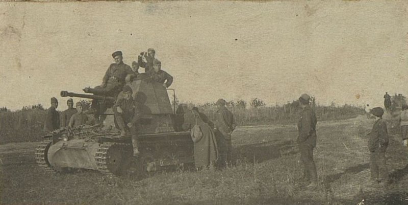 Image: Rebuilt German tank