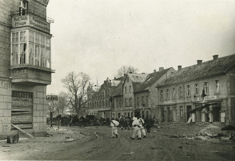 Улица деревни Гросс-Скайсгиррен, Восточная Пруссия