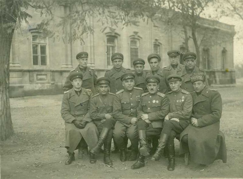 Group of fighters of the 261st rifle division