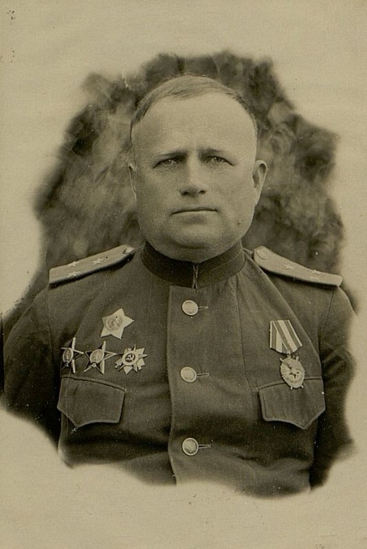 Image: Chief of Staff of the 263rd Infantry, Sivash Division, Guards Colonel Alexei Vasilyevich Tkachenko