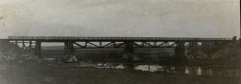 Image: Bridge over the Suprosl River (on the Grodno-Bialystok section)
