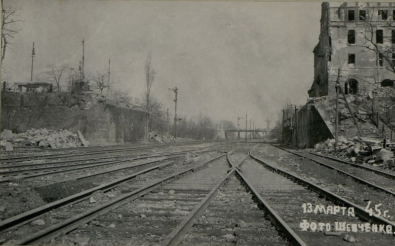 Фотография: Место путепровода № 8 после расчистки