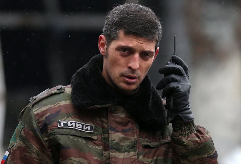 Commander of Somali unit of DPR army Mikhail Tolstykh with call sign "Givi"