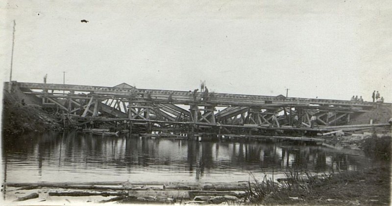 Image: Bridge over the river Lebeda (Lida-Mosty)