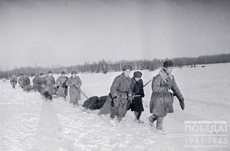 Delivery of ammunition and equipment to combat positions