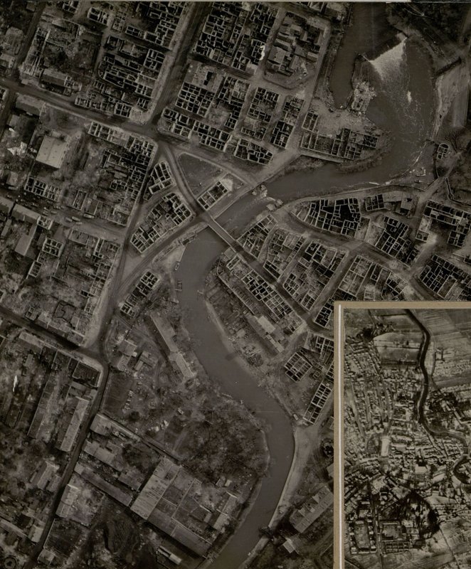 Image: View of the city of Braunsberg after the fighting