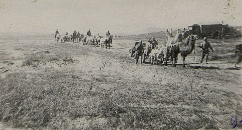 Фотография: Части дивизии на обратном марше