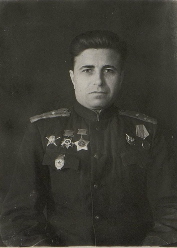 Image: Chief of Staff of the 78th Guards Rifle Division of the Guards Colonel Popov Nikolai Andreevich