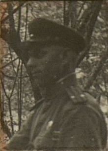 Image: Regiment commander Lieutenant Colonel P.G. Akhtyrchenko He was awarded the Order of the Patriotic War of the 1st degree for the skillful organization of interaction with other types of troops and the high skill in controlling artillery fire.