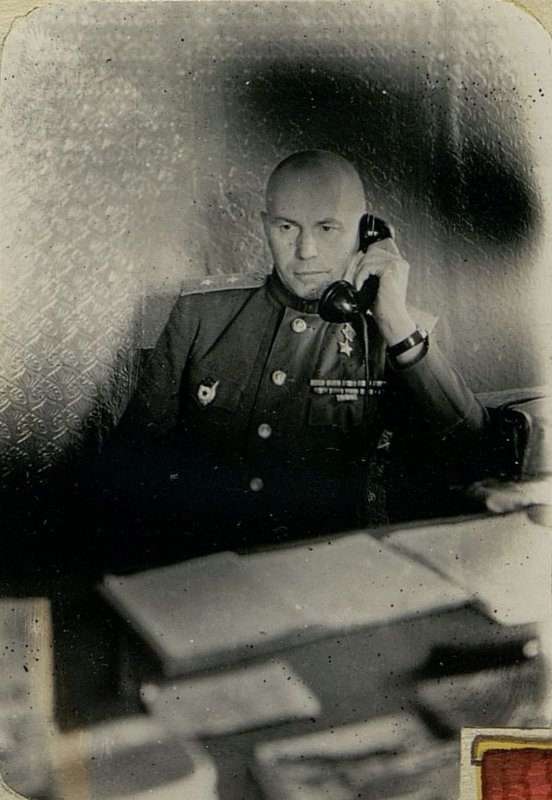 Фотография: Командующий 35 армии Герой Советского Союза гвардии генерал-полковник Захватаев Н.Д.