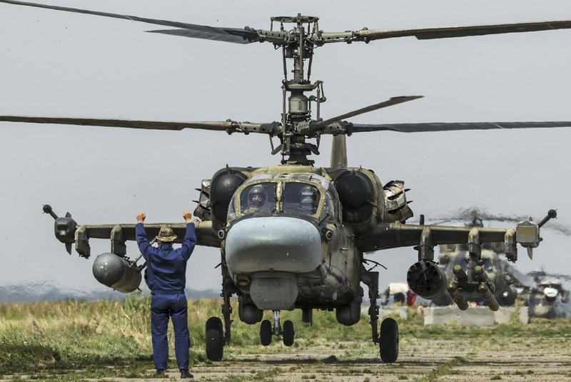 Ka-52 'Alligator' helicopter operations in the special military operation (SVO) zone