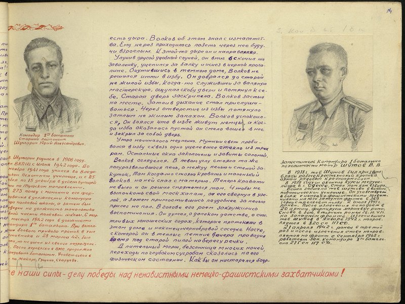 Original image: Deputy Commander of the 1st Battalion for Political Affairs, Major V.V. Shutov