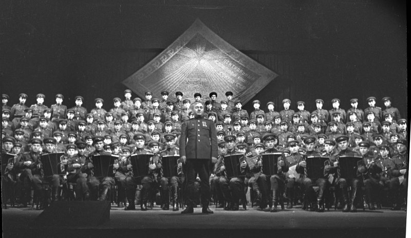 The Red Banner Ensemble of the Red Army song and dance of the Soviet Union (Finland)