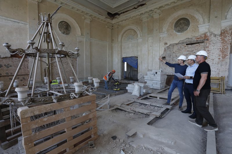 Восстановление исторического здания Мариупольского института среднего профессионального образования