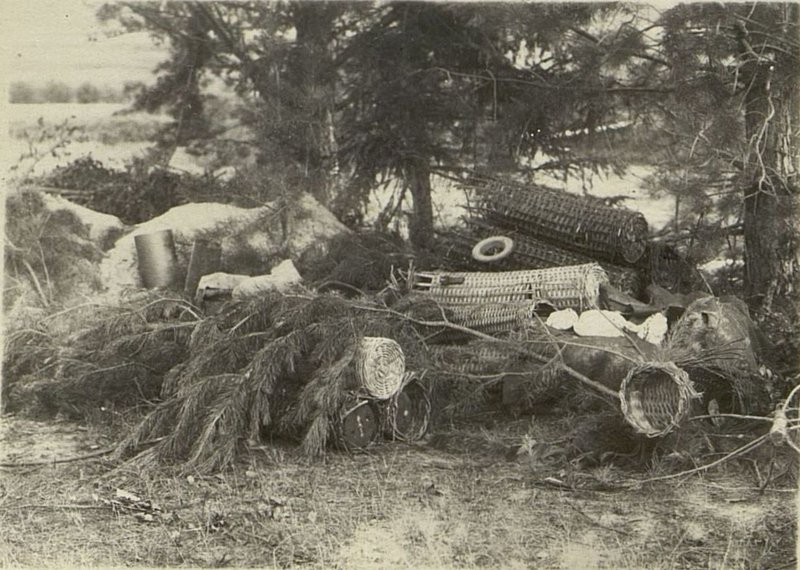 Image: Used shell casings and baskets