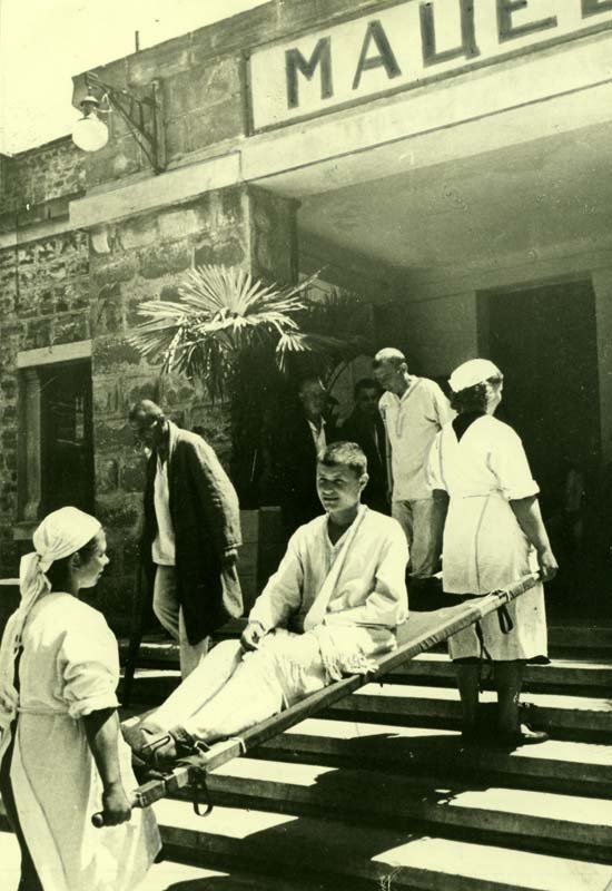 Wounded before receiving balneoprocedures in Macesta