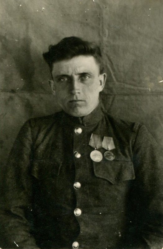 Mashkin Mikhail Tarasovich - member of the CPSU, intelligence commander of the partisan detachment. Bozhenko of the II Kursk partisan brigade.