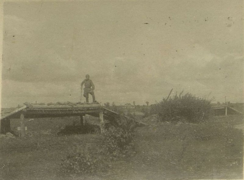 Фотография: Орудийный окоп