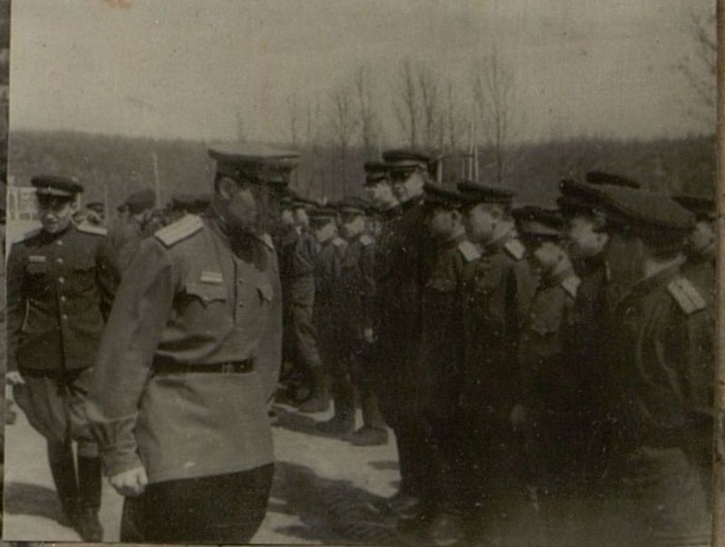 Фотография: На занятиях строевой подготовки