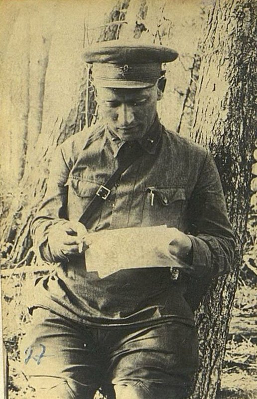 Image: The commander of the 2nd battalion, Captain Stibel A.P.