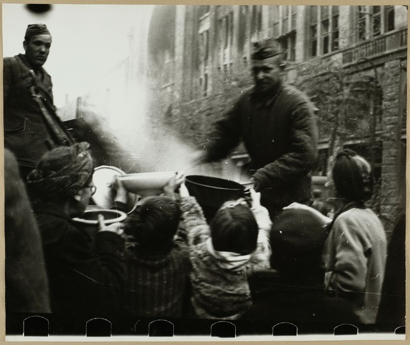 "Soviet Soldiers and German Children"