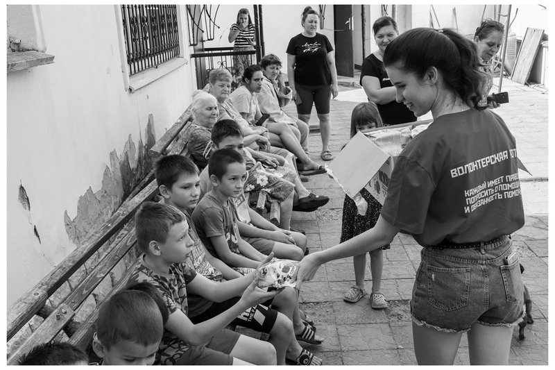 Volunteers from Moscow and Other Russian Regions Actively Provided Humanitarian Aid to Children, Forced Displaced Persons from Border Areas of Kursk Region