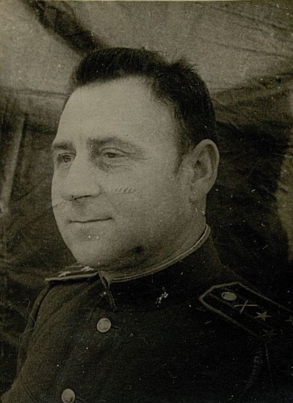 Image: Colonel Smunev Timofey Vasilievich. Commander of the 625th Artillery Regiment of the 182nd Infantry Division
