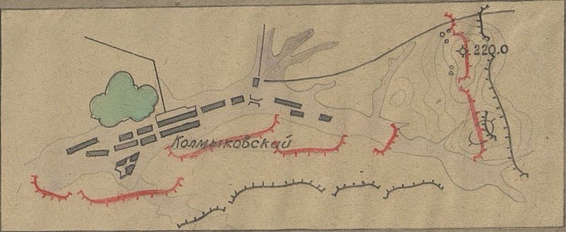 Image: Combat route of the 41st guards rifle regiment