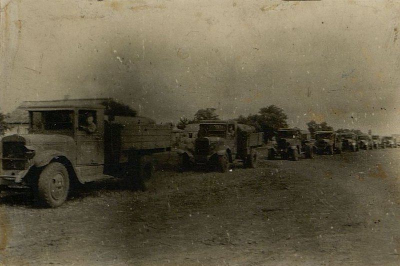 Фотография: Сборная автоколонна БЦ в рейсе