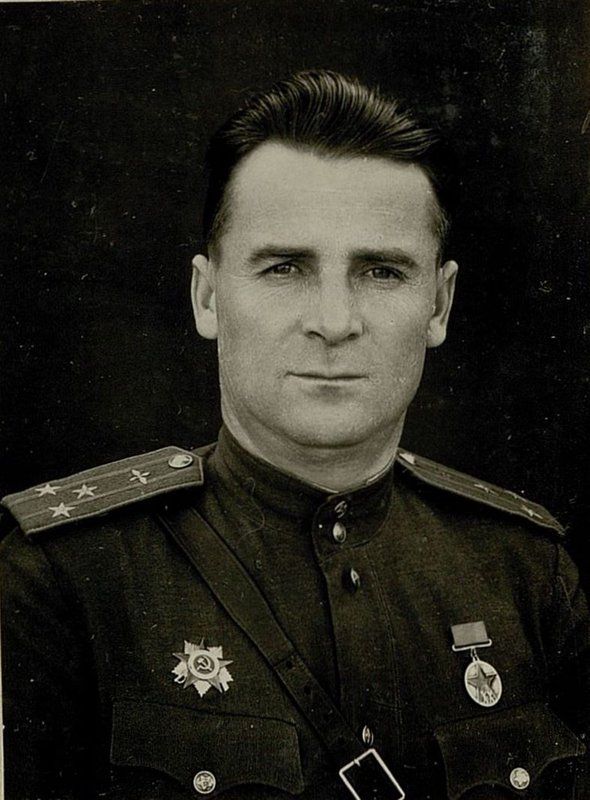 Image: Colonel Kalinin Pavel Alexandrovich. Deputy Commander of the 242nd Night Bomber Aviation Division