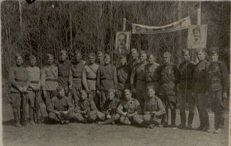 Image: A group of participants in mass sports competitions of non-Russian nationality