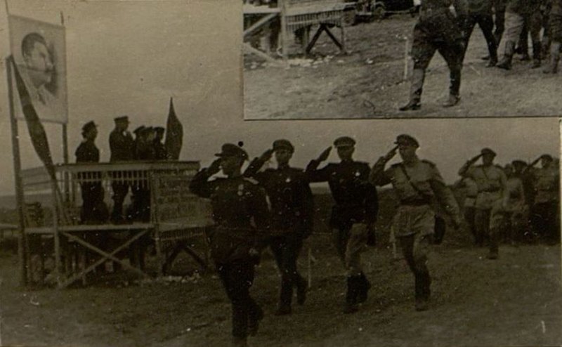 Фотография: Воодушевленные замечательными боевыми традициями, рядовые, сержанты и офицеры, продемонстрировали свою готовность как можно скорее изгнать немцев до последнего с нашей земли