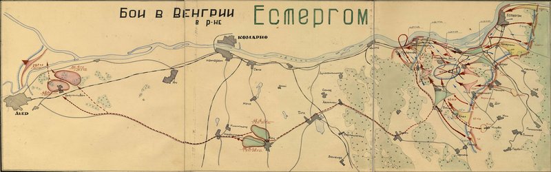 Image: Fights in Hungary in the Esztergom region