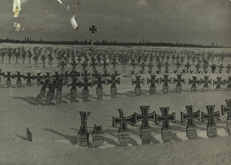 German military cemetery near Rzhev.