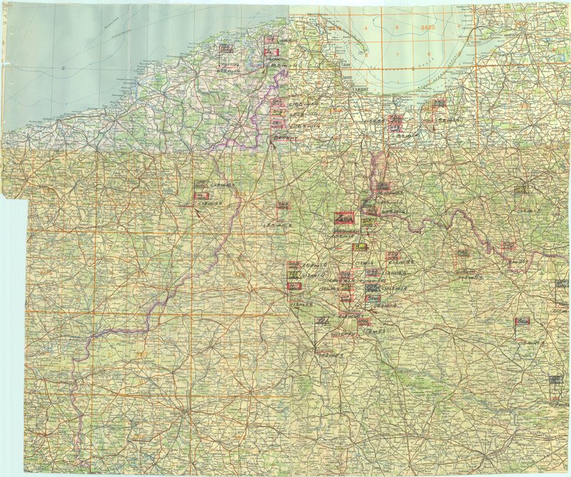 Image: Overview of combat operations of the 4th Air Army for February-March 1945 (East Pomeranian operation)