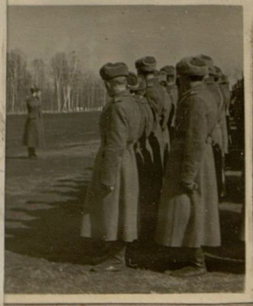 Фотография: Смотр личного состава части генерал-майором товарищ Ворожейкиным