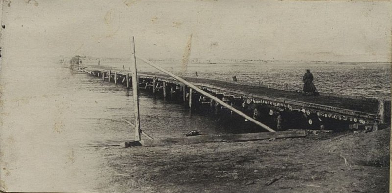 Image: 10/17/1943 The bridge was restored after the 1st enemy air raid (34 bombers) 10/15/43