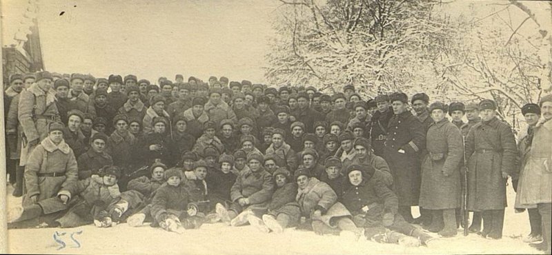 Фотография: Группа политсостава на занятиях. 1-я конференция боевого актива