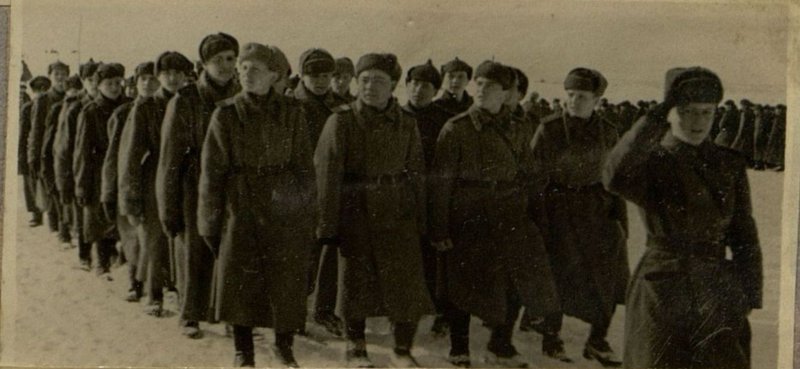Фотография: Генерал-майор товарищ Ворожейкин на смотре